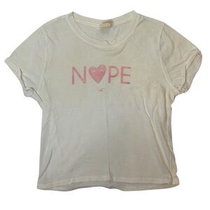FREE WITH BUNDLE- Hollister Nope T-Shirt, Size Large